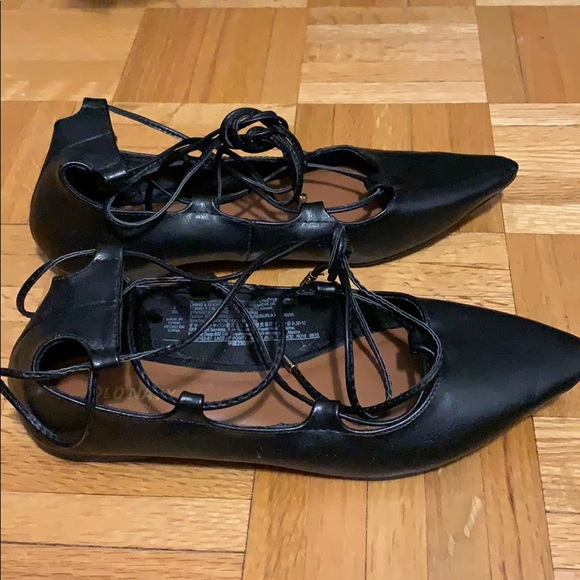 ⭐️3/$20⭐️ NWOT Old Navy lace-up flats - Picture 3 of 3